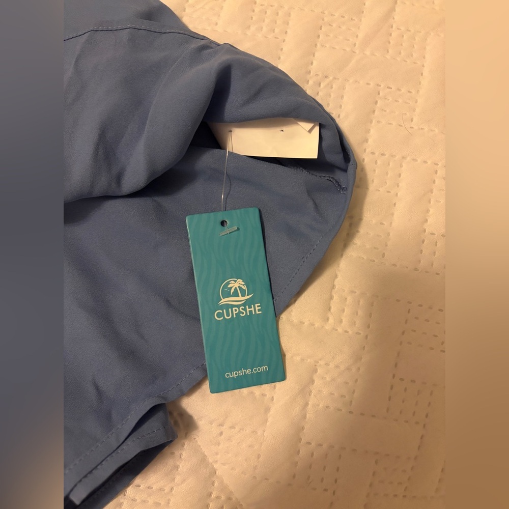 NWT Cupshe Light Blue XL Casual Sundress - Picture 4 of 4